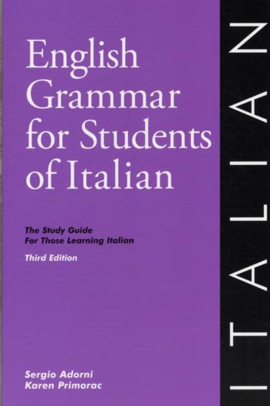 English Grammar For Students Of Italian - cover