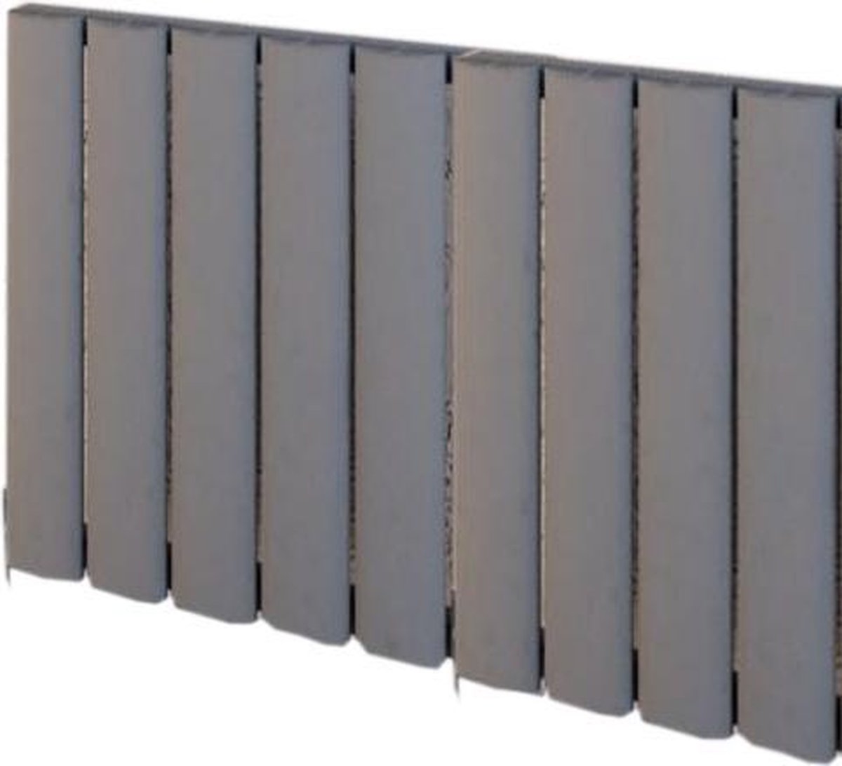 Design radiator horizontaal aluminium mat grijs 60x85cm949 watt- Eastbrook Malmesbury