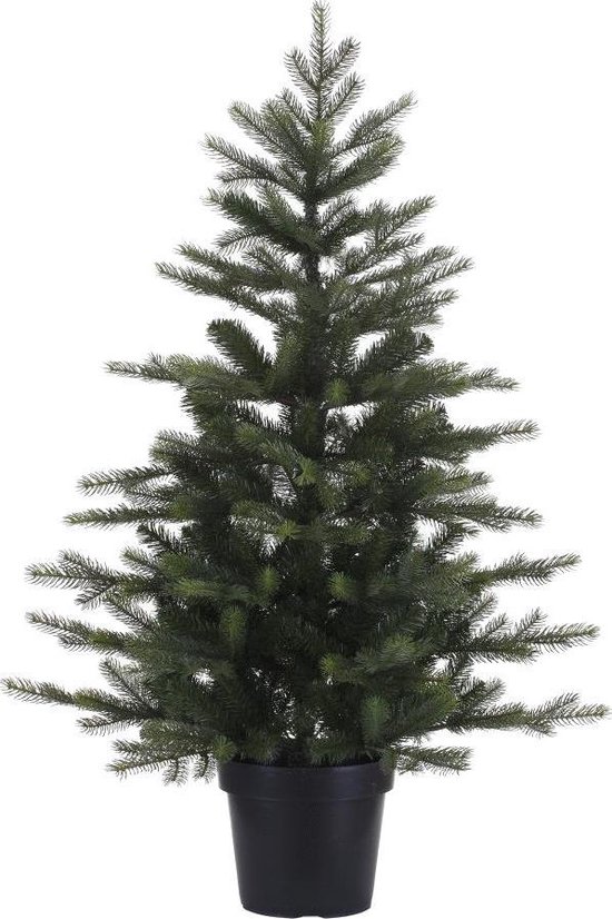 vervolgens Schrijf een brief Wasserette Everlands Grandis mini kerstboom 75 cm - inclusief pot - zonder verlichting  | bol.com