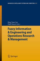 Advances in Intelligent Systems and Computing 211 - Fuzzy Information & Engineering and Operations Research & Management