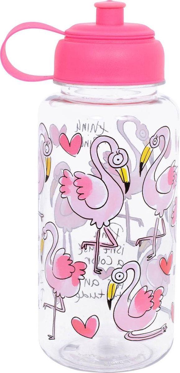deze Moment zeemijl Blond Amsterdam Bidon Flamingo - 1 liter | bol.com
