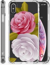 Geschikt voor iPhone Xs Max TPU-siliconen Hoesje Roses