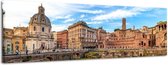 Rome - Canvas Schilderij Panorama 158 x 46 cm