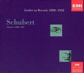 Schubert: Lieder on Record, Vol. 1: 1898-1939