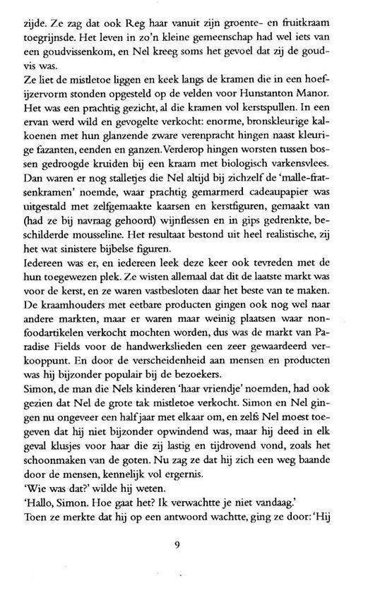 Deel van een boek, pagina met tekst.