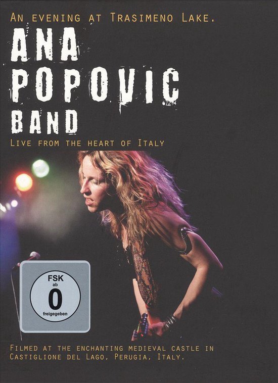 Cover van de film 'Ana Popovic Band - An Evening At Trasimeno Lake'