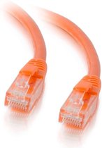 C2G 0,5m Cat5e Booted Unshielded (UTP) netwerkpatchkabel - oranje