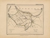 Historische kaart, plattegrond van gemeente Beusichem in Gelderland uit 1867 door Kuyper van Kaartcadeau.com