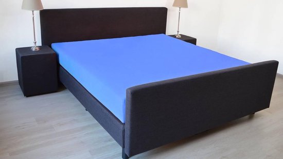 Snoozing - Hoeslaken - Double - 120x200 cm - Coton percale - Sirène