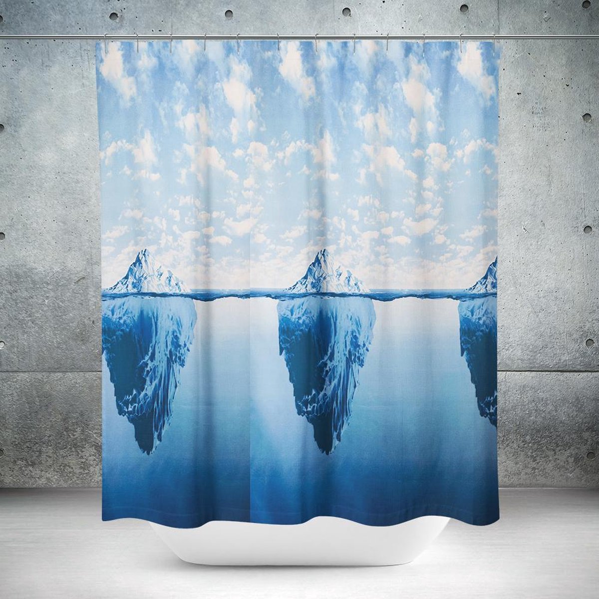 Roomture - douchegordijn - Iceberg- 120 x 200
