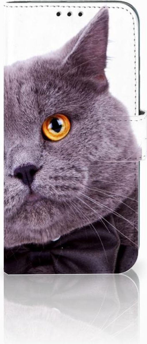 Honor 10 Lite Telefoonhoesje met Pasjes Kat