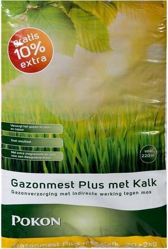 Gazonmest Plus kalk 22 kg