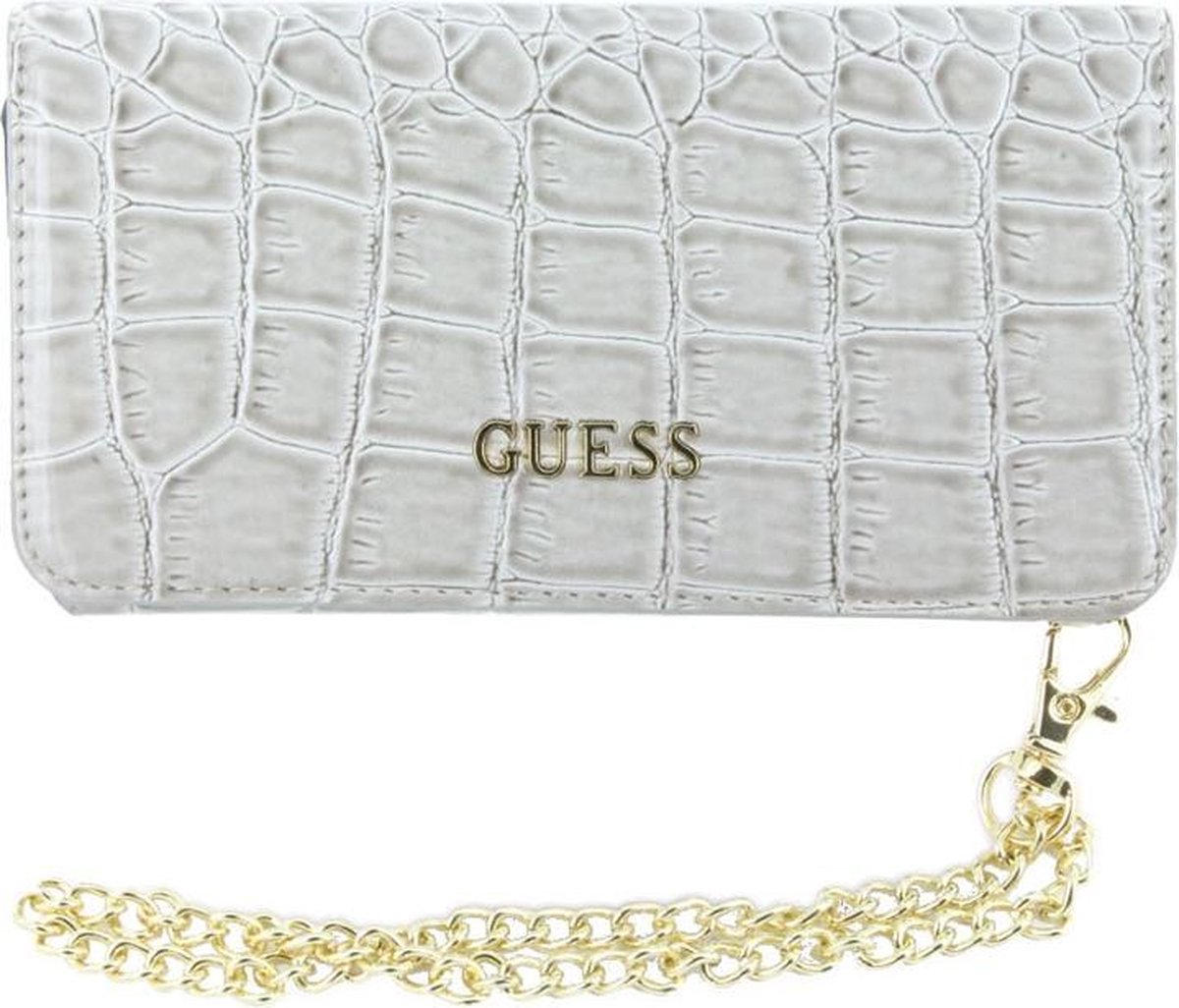 iPhone 6s/6 hoesje - Guess - Beige - Kunstleer