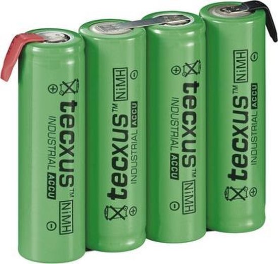 Tecxus AA-4 RTU Pack 4.8V 2100 NIMH PB-1 batterie rechargeable /  accumulateur... | bol