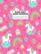 Blank Sheet Music Notebook