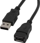 MCL USB 2.0 Type A m/f, 0.5m USB-kabel 0,5 m USB A