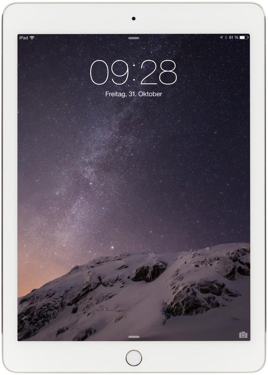 Apple iPad Air 2 - 128GB - WiFi - Wit/Goud | bol