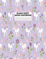 Blank Sheet Music Notebook