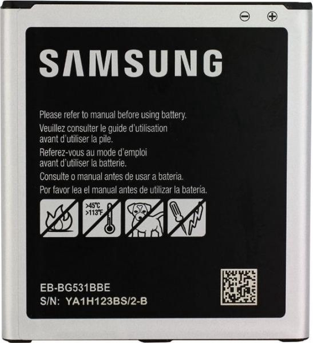 Originele Samsung Galaxy J5 2015/J3 2016 Batterij EB-BG531BBE 2600mAh |  bol.com