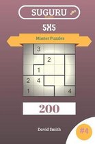 Suguru Puzzles - 200 Master Puzzles 5x5 Vol.4