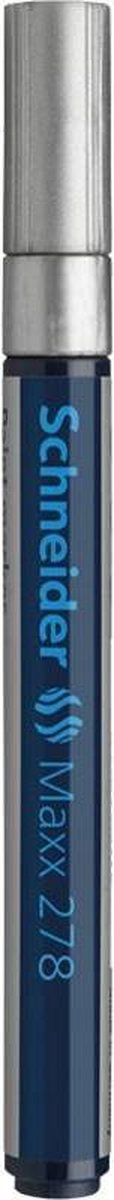 lakmarker Schneider Maxx 278 0,8mm zilver doos met 10 stuks