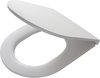 Tiger Elvas - WC bril D-vorm - Toiletbril met deksel - Soft Close - Easy Clean functie - Duroplast - Wit