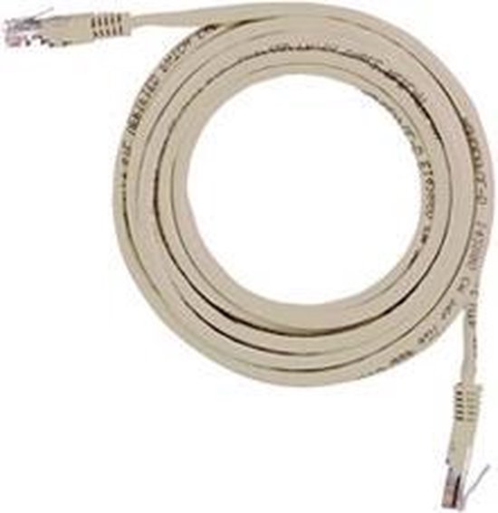 Cat5e Ethernet netwerkkabel met snagless RJ45 connectors - UTP kabel 10m zwart