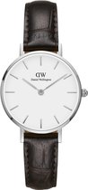 Daniel Wellington Classic Petite York DW001001244 - Horloge - Leer - Zwart - Ø 28mm