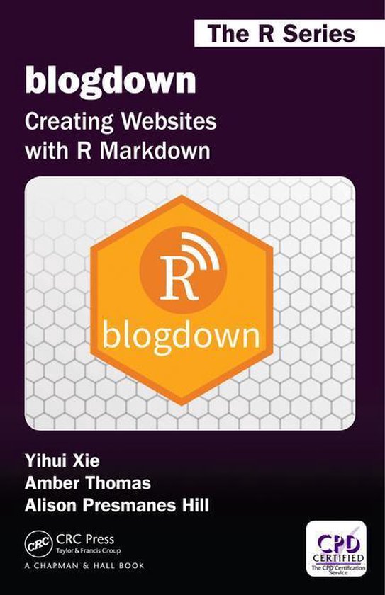 Chapman & Hall/CRC The R Series - blogdown - cover