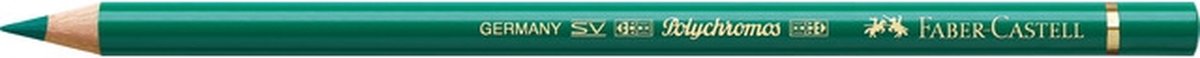 Kleurpotlood Faber Castell Polychromos 264 donker phthalogroen doos met 6 stuks