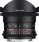 Samyang 12mm T3.1 Vdslr Ed As Ncs Fisheye - Prime lens - geschikt voor Fujifilm X