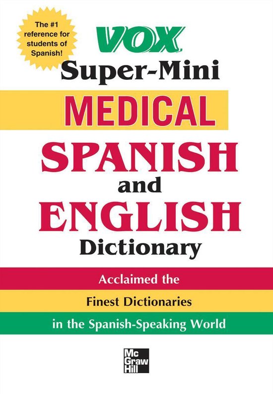 Vox Super-Mini Medical Spanish and English Dictionary - cover