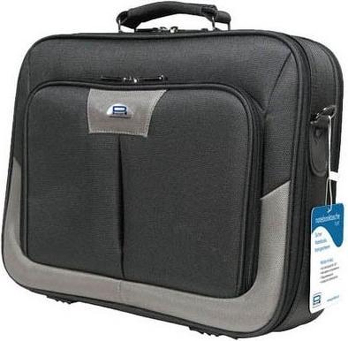 PEDEA 66066025 laptoptas 43,9 cm (17.3") Aktetas Zwart, Grijs