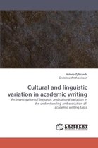 Cultural and linguistic variation in academic writing