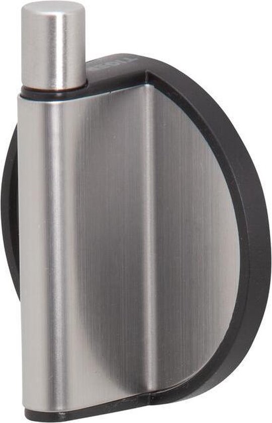 thumbnail: Tiger Colar Planchet 18 Cm - Zelfklevend, RVS Geborsteld, Badkameraccessoire