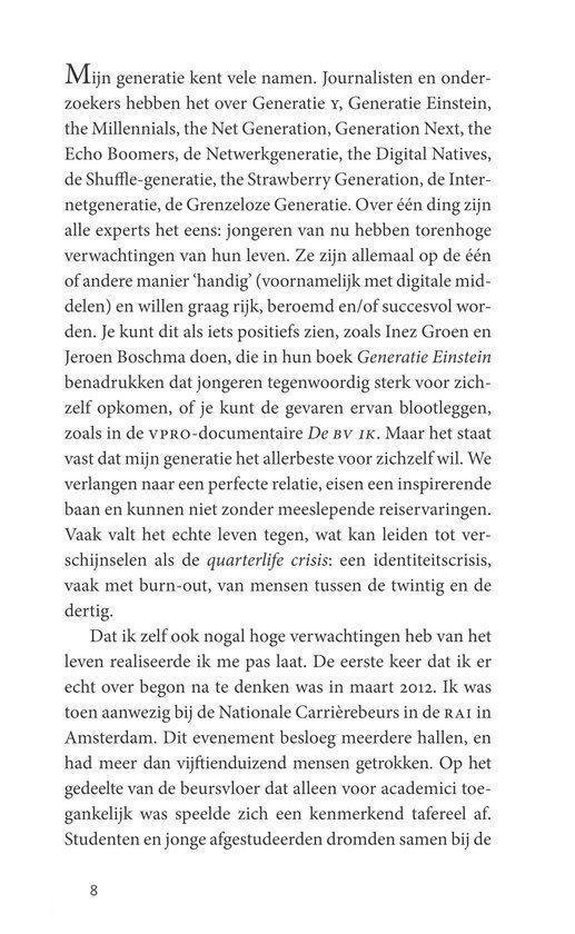 De prestatiegeneratie