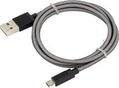 Ansmann 1700-0042 1m USB A Mannelijk Mannelijk Zwart, Wit USB-kabel