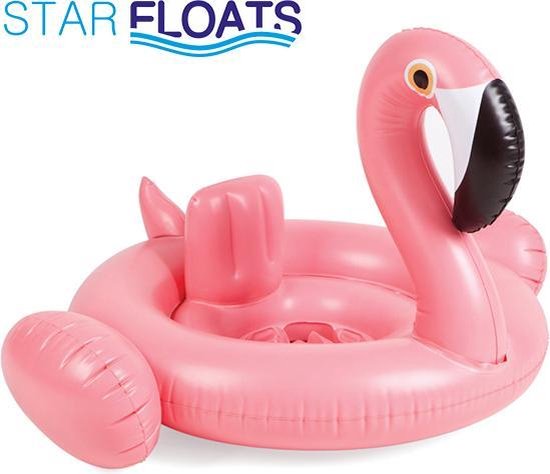 Vermenigvuldiging Per ongeluk Buitensporig Opblaasbare Flamingo Baby - Starfloats Baby Float | bol.com