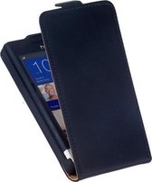 HTC Windows phone 8S Leder Flip Case hoesje Zwart