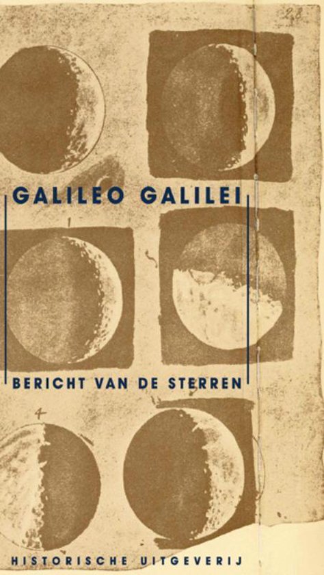 Cover van het boek 'Bericht van de sterren' van G. Galilei en V Icke
