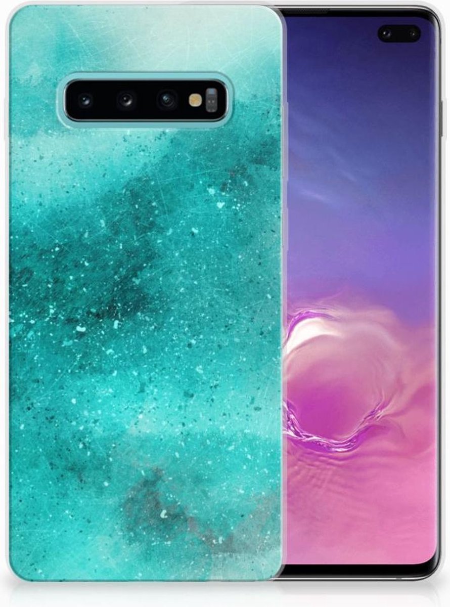 Hoesje maken Samsung Galaxy S10 Plus Painting Blue