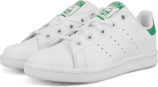 adidas STAN SMITH EL C BA8375 - schoenen-sneakers - Unisex - wit/groen -  maat 30 | bol.com