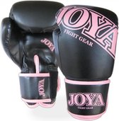 Joya Kickbokshandschoen Top One Pu Zwart/Roze 6oz