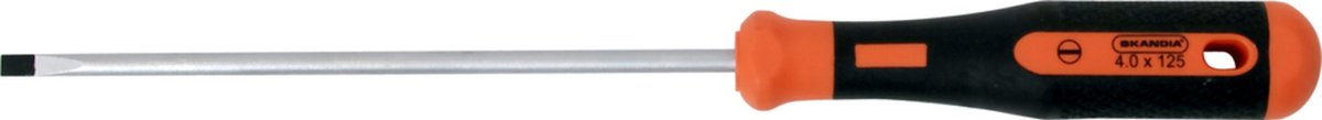 Skandia schroevendraaier smalle puntbreedte 4 mm, 125/225 mm