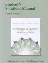 Student's Solutions Manual for College Algebra