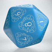 QWorkshop Life Counter Die D20 blue white