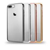 Xssive TPU Back Case voor iPhone 7  Plus TPU Case Transparant Harde Bumper Grijs