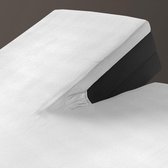 Drap housse fenduJersey 160 g 180x200 - Blanc