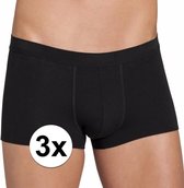 3x Sloggi heren hip shorty zwart L - boxershort/ onderbroek