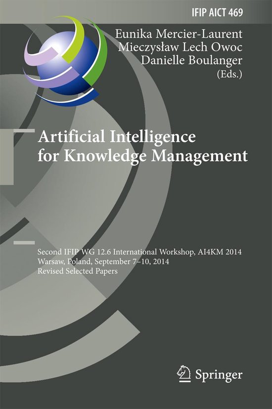 Springer Nature Proceedings Computer Science - Artificial In ... - cover